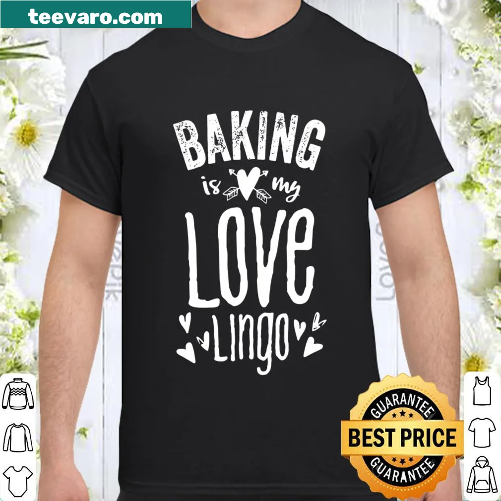 Funny women's baking shirt with playful illustrations