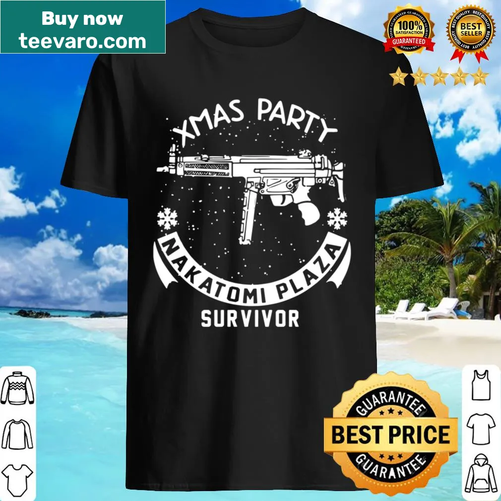 Christmas shirt with Xmas Party Nakatomi Plaza Survivor text