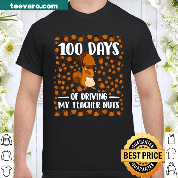 Funny student t-shirt with text about driving teachers nuts