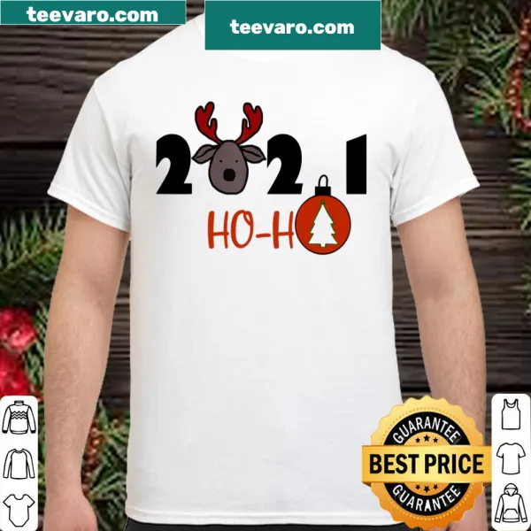 Cute cartoon holiday shirt featuring a deer for kids
