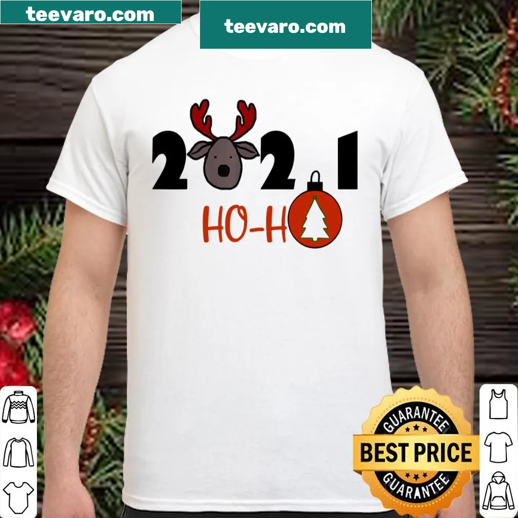 Cute cartoon holiday shirt featuring a deer for kids
