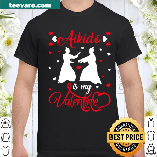 Funny Aikido-themed shirt for Valentine's Day celebrations.