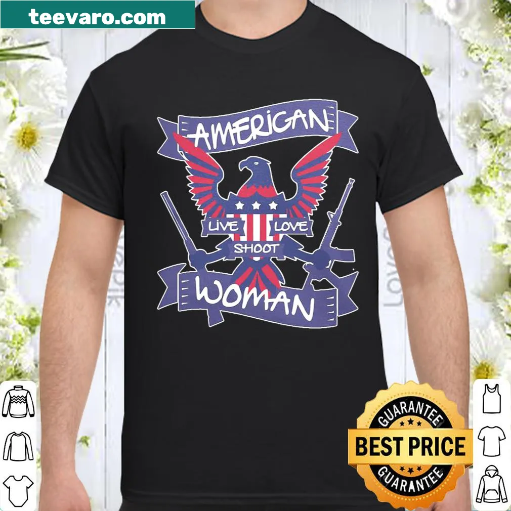 Patriotic shirt celebrating empowerment with bold text