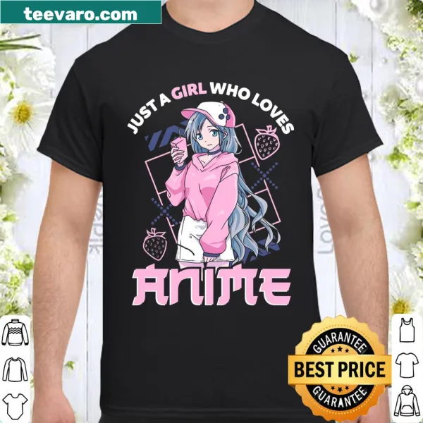 Anime themed long sleeve t-shirt for girls with cute graphics