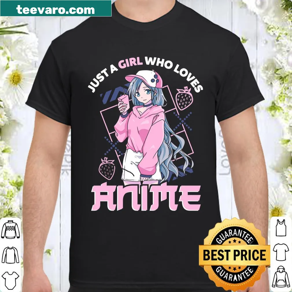 Anime themed long sleeve t-shirt for girls with cute graphics