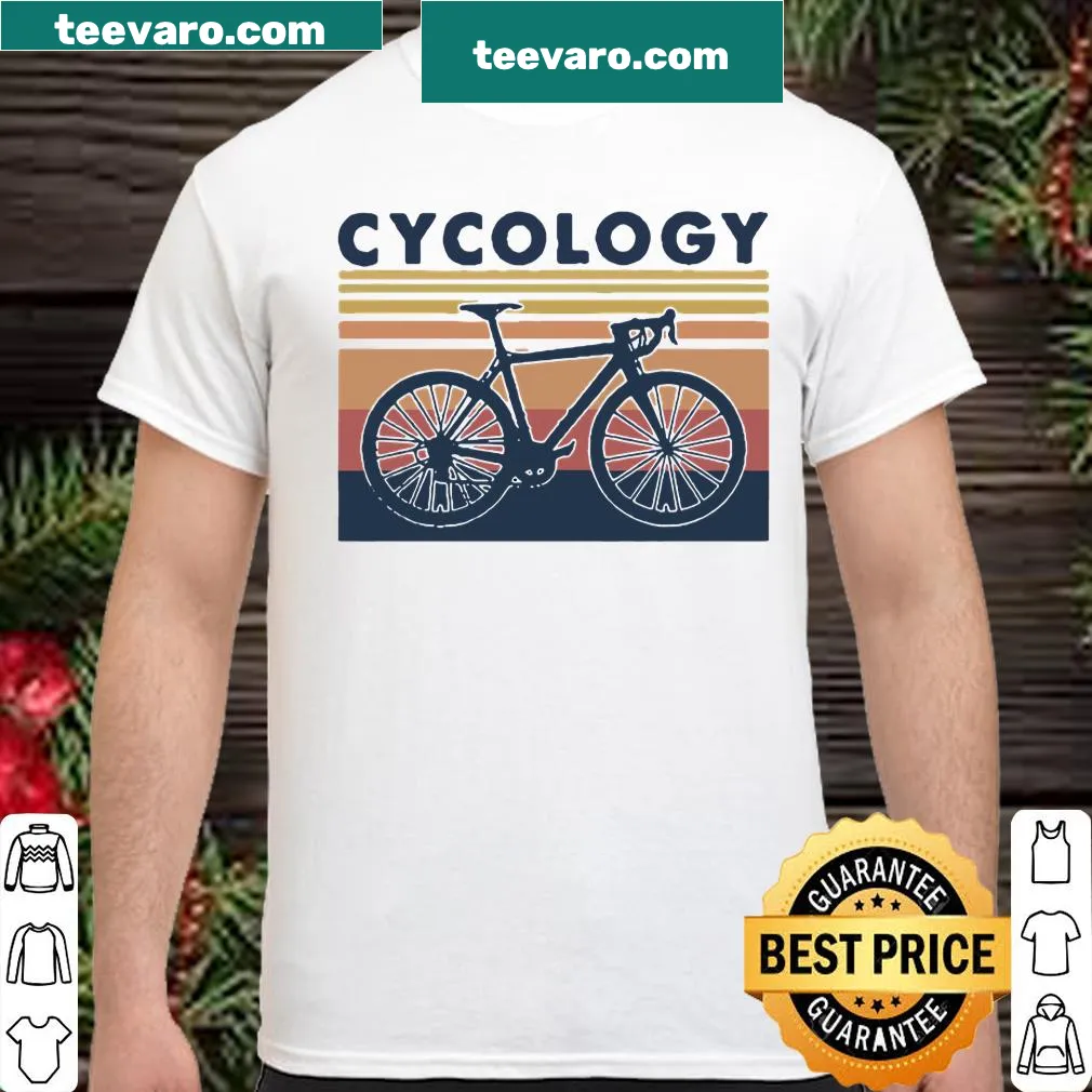 Vintage retro shirt featuring a clever cycling pun