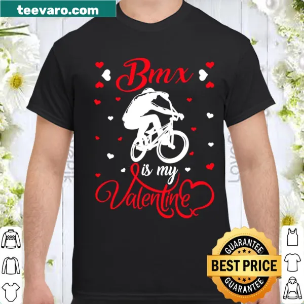 Funny BMX-themed Valentine's Day shirt