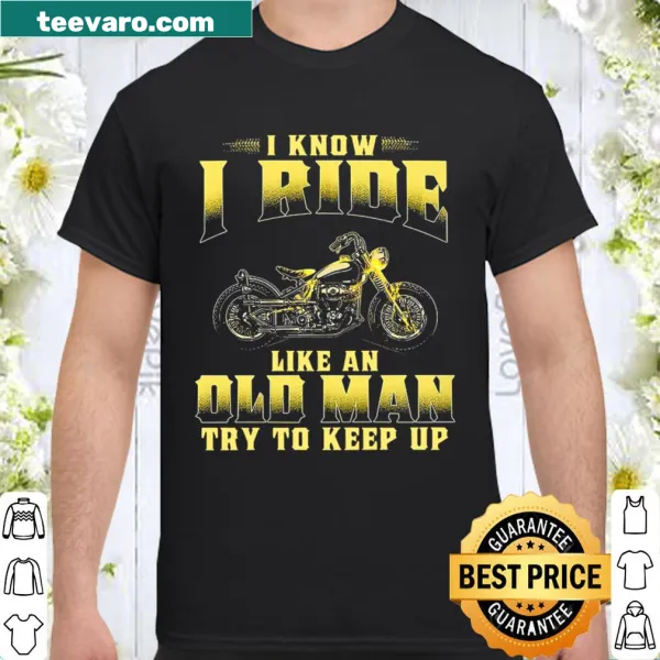 Funny biker shirt with humorous riding phrase