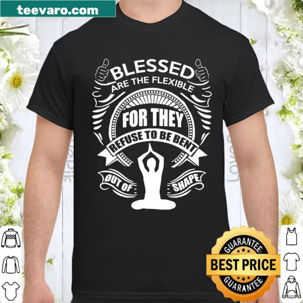 Positive message about flexibility on a shirt