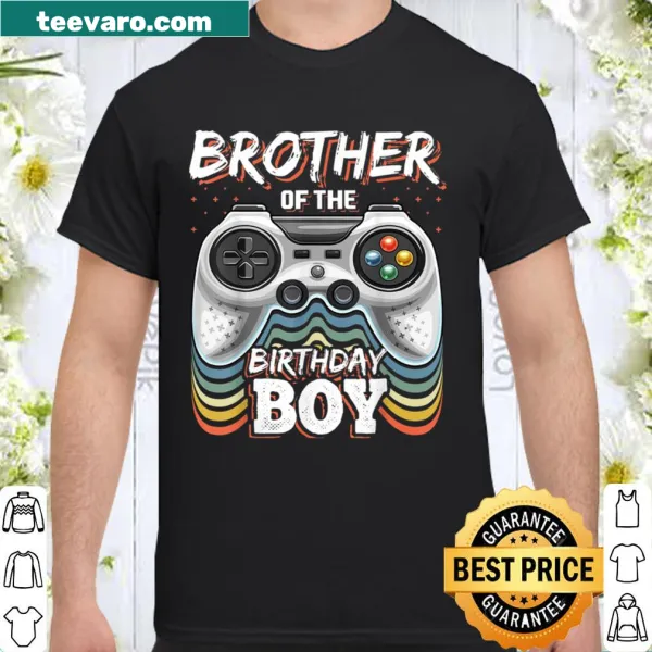 Matching video game shirt for brother of the birthday boy