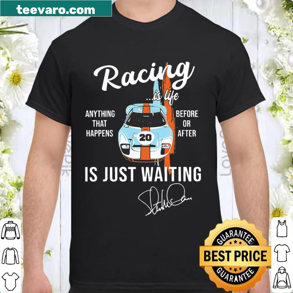 Bold racing slogan shirt for car enthusiasts