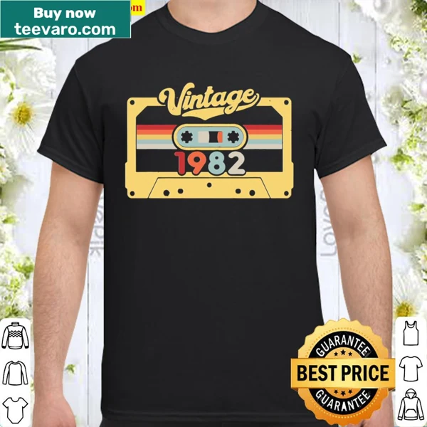 Vintage cassette graphic shirt for 38th birthday