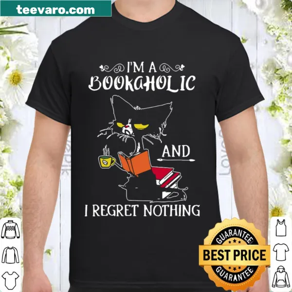 Shirt with text declaring love for books and reading