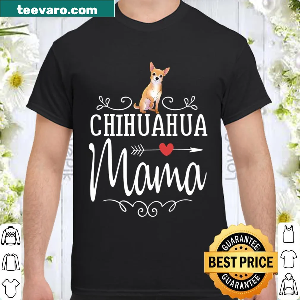 Chihuahua Mama graphic t-shirt with playful illustration