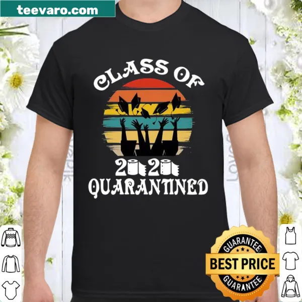 Vintage graduation shirt for Class of 2020 with a humorous twist.