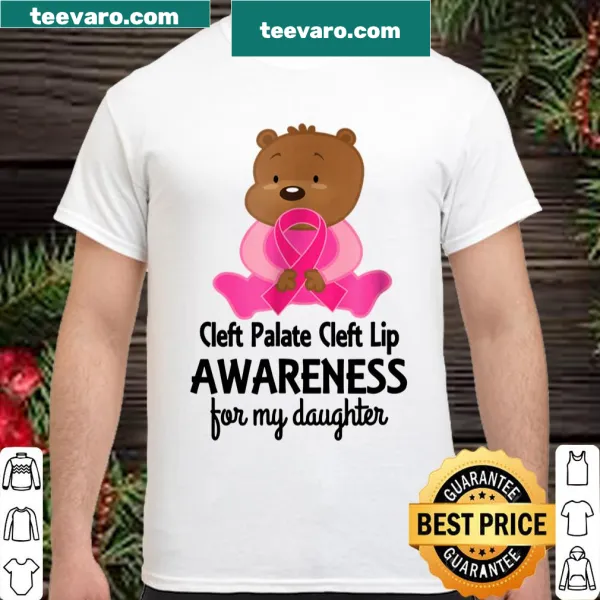 Awareness shirt for cleft palate and lip with heartfelt message