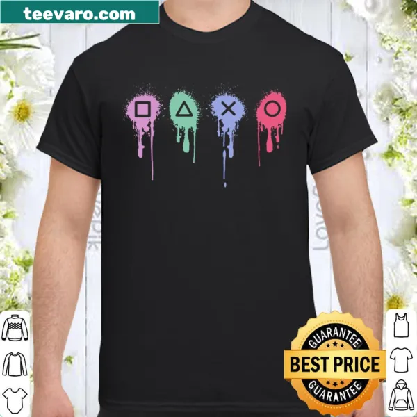 Video game controller graphic t-shirt for gamers