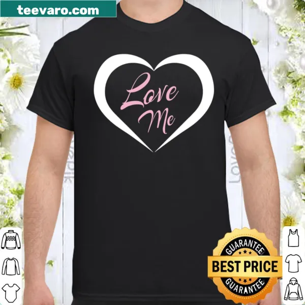 Cute heart graphic with 'Love Me' text for Valentine's Day