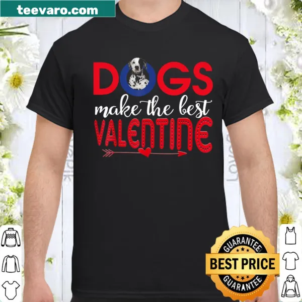 Charming shirt celebrating Dalmatians as loving companions for dog lovers.