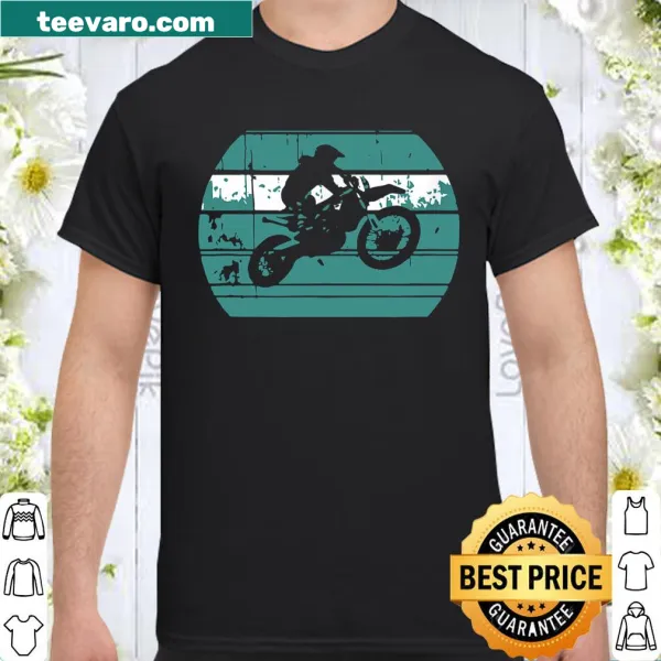 Vintage dirt bike motocross t-shirt for men