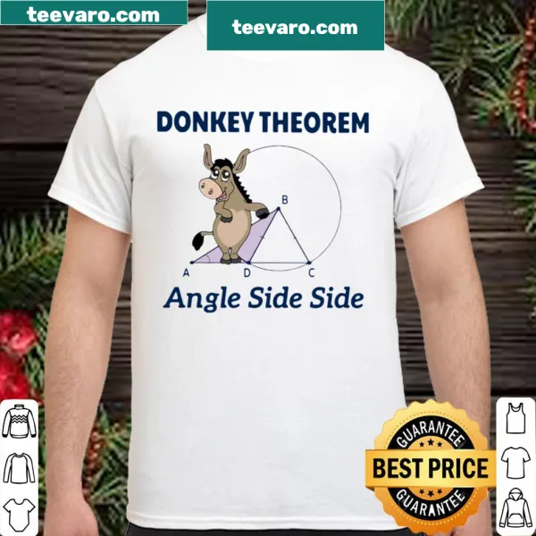 Humorous shirt featuring donkey theorem design and playful math graphics