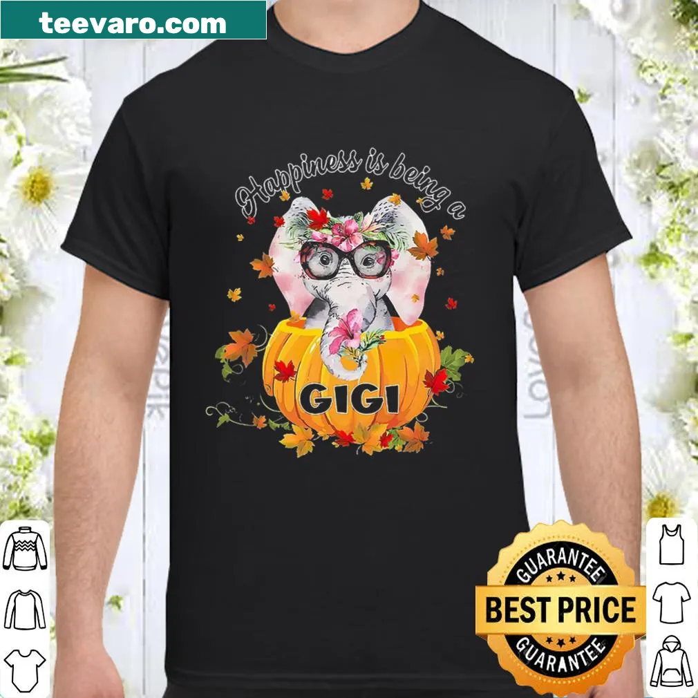 Cute elephant graphic with the phrase about being a Gigi for Halloween