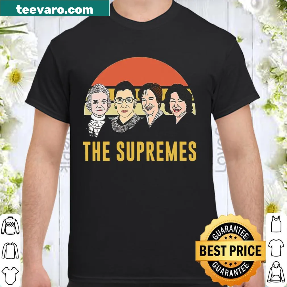 Vintage-style shirt featuring a feminist phrase inspired by The Supremes