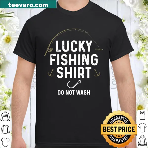Funny fishing t-shirt with 'Do Not Wash' text for fishermen