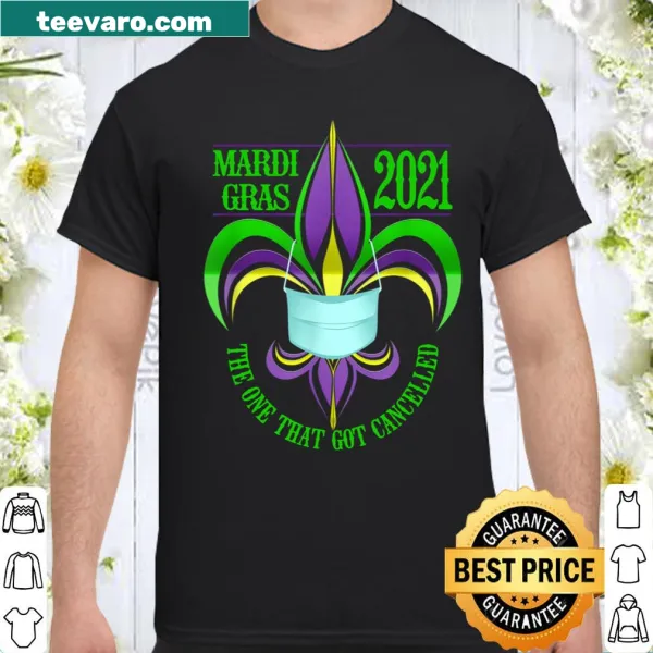 Mardi Gras shirt featuring a fleur de lis and humorous text