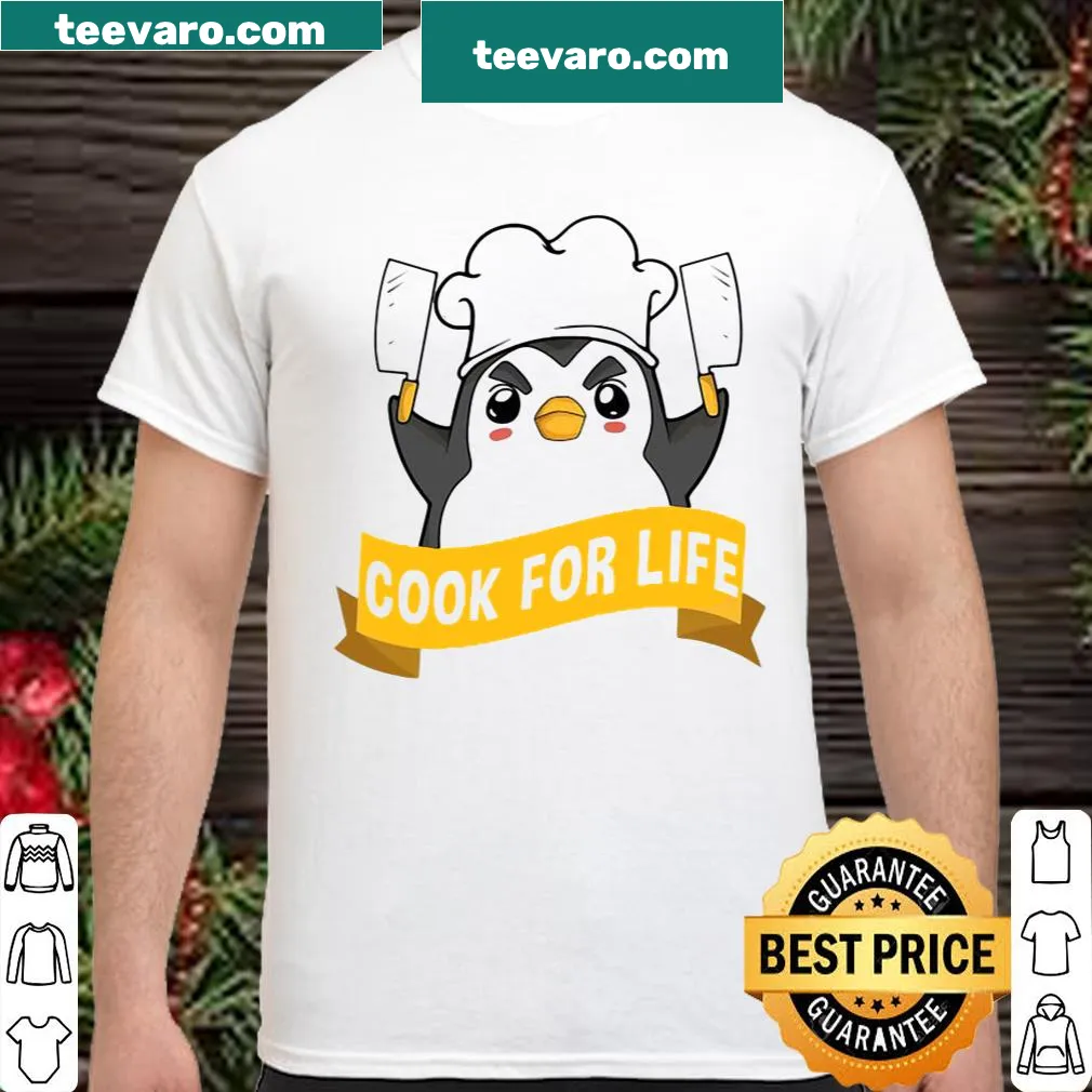 Kawaii penguin chef design with a chef's hat and cute smile