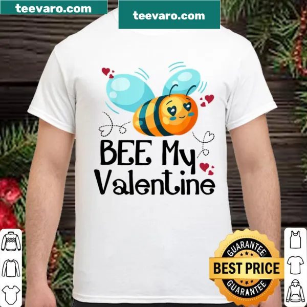 Humorous bee graphic with Valentine's pun
