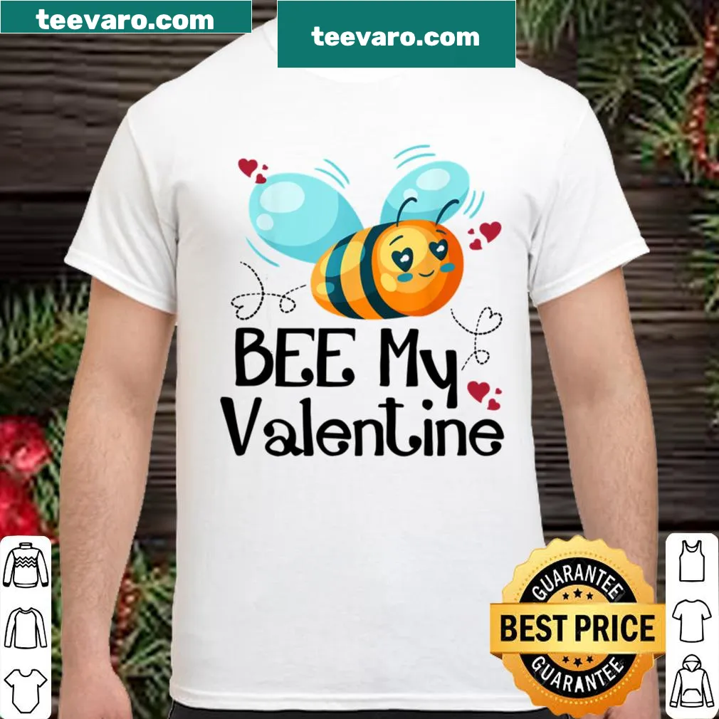 Humorous bee graphic with Valentine's pun