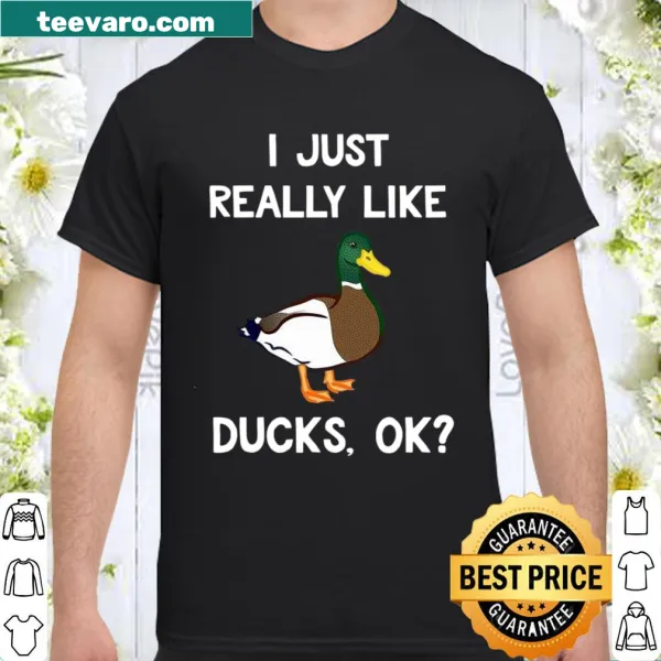Humorous shirt for duck lovers with a playful graphic