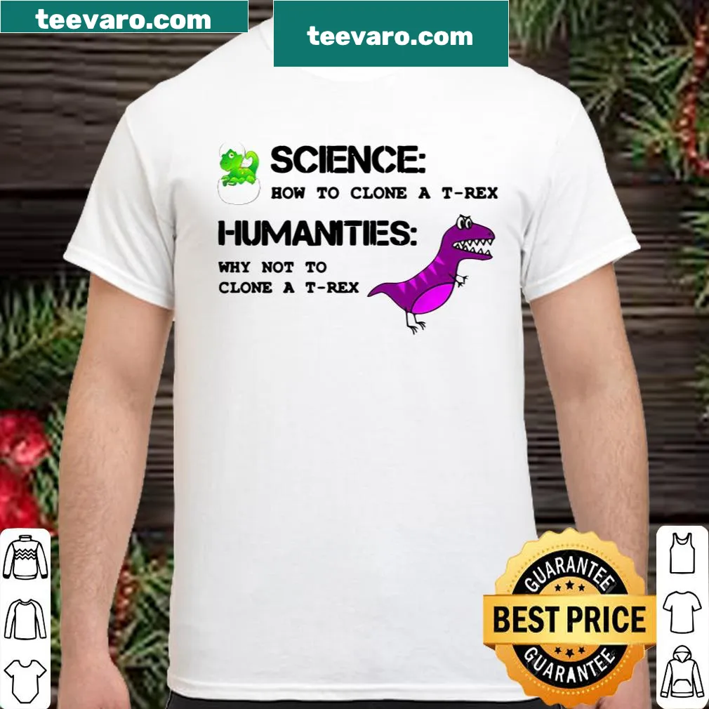 Humorous shirt for humanities teachers and students