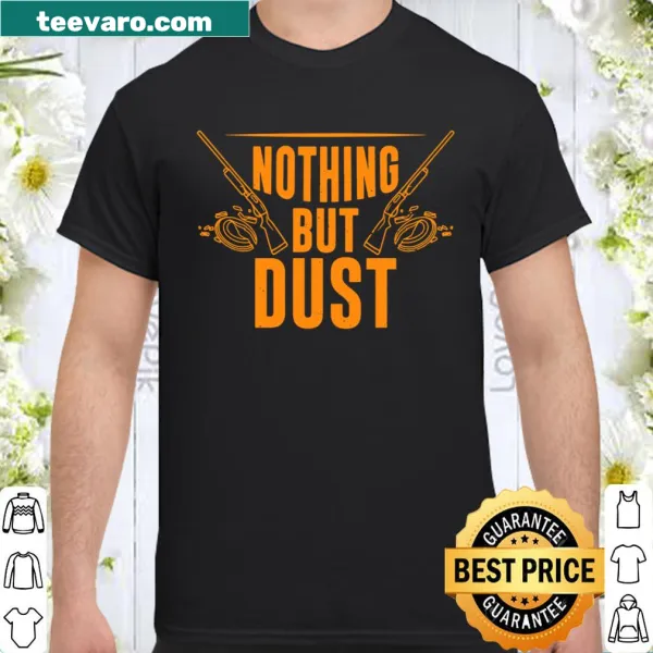 Humorous skeet shooting T-shirt with a playful illustration.