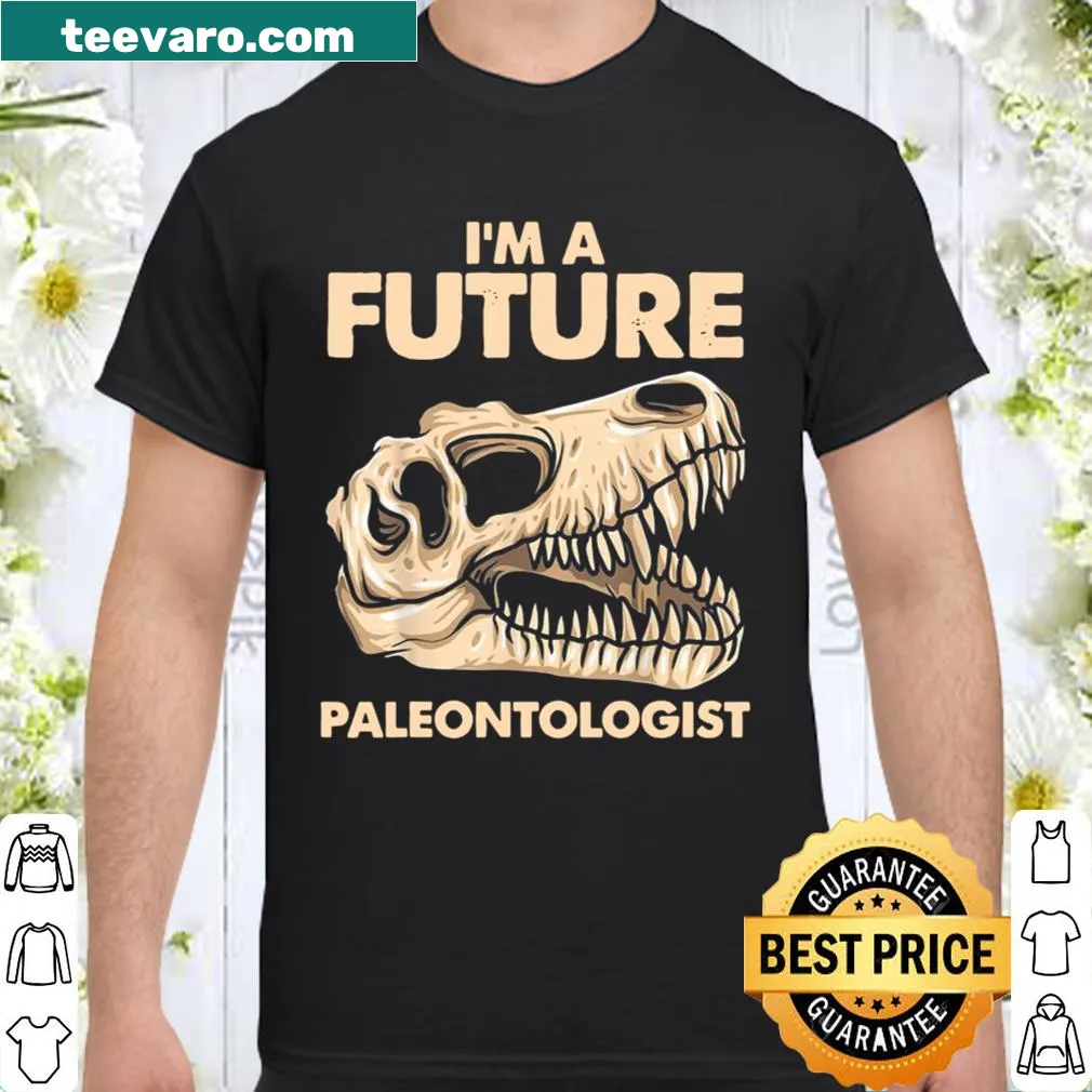 Dinosaur-themed shirt for kids featuring fun illustrations for future paleontologists