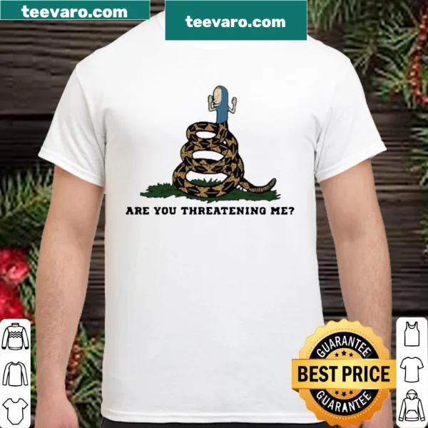 Gadsden Flag shirt with Beavis graphic and humorous text