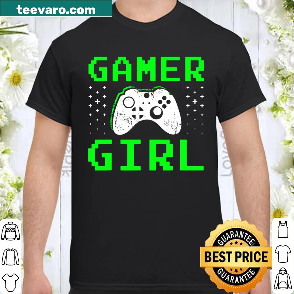 Cute gaming t-shirt for girls with fun graphics