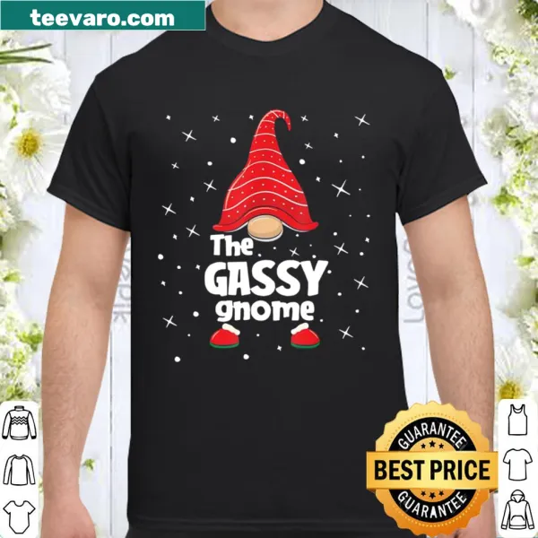 Funny gnome graphic shirt for Christmas with a humorous theme.