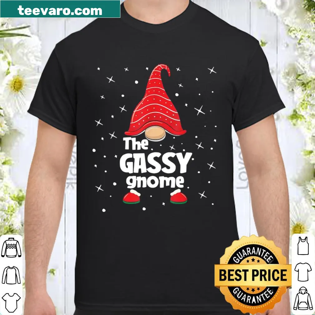 Funny gnome graphic shirt for Christmas with a humorous theme.