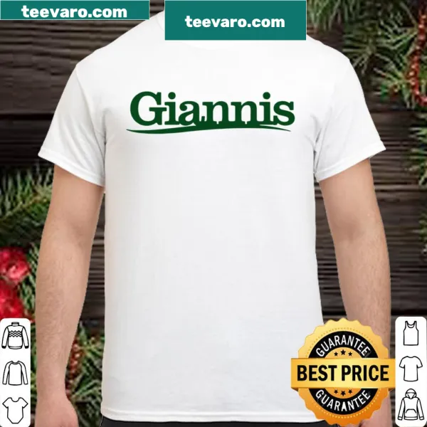 Graphic shirt featuring Giannis Antetokounmpo with a presidential theme