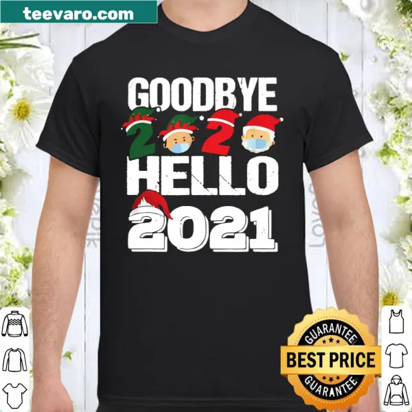 Humorous New Year graphic with 'Goodbye 2020 Hello 2021' text