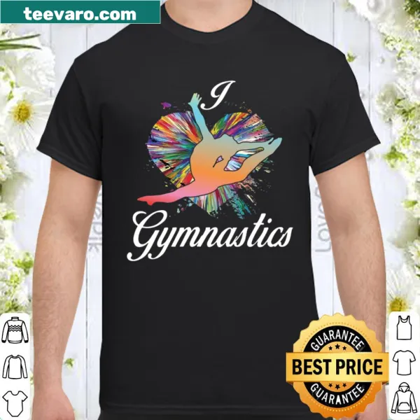 Inspirational gymnastics shirt with the phrase 'Gymnastics Makes Life Better'