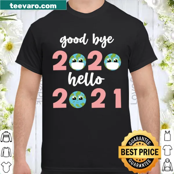 Long sleeve shirt with 'Bye 2020' text, humorous New Year theme