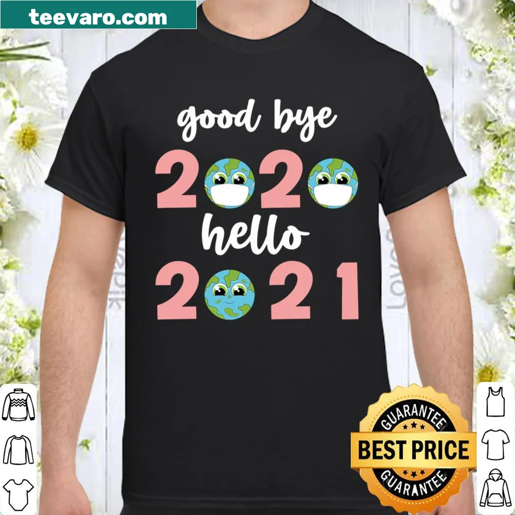 Long sleeve shirt with 'Bye 2020' text, humorous New Year theme