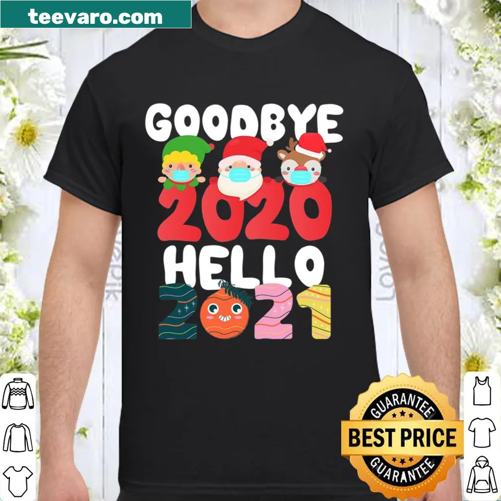 Festive shirt with 'Happy New Year 2021' message