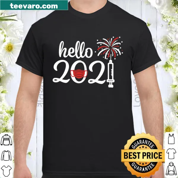 Funny New Year shirt with 'Hi 2021 Bye 2020' text