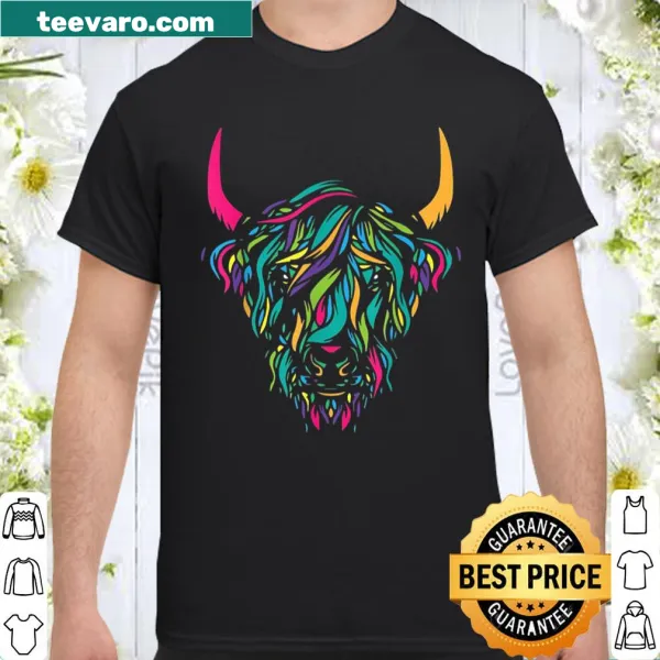 Charming Highland cow design, ideal for animal lovers.