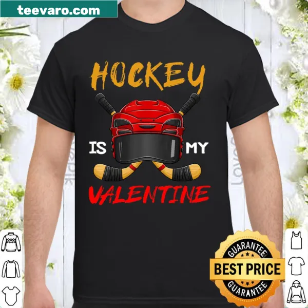 Hockey-themed Valentine’s Day shirt for hockey lovers