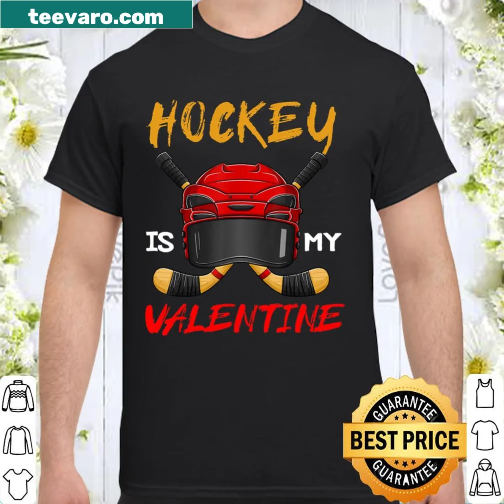 Hockey-themed Valentine’s Day shirt for hockey lovers